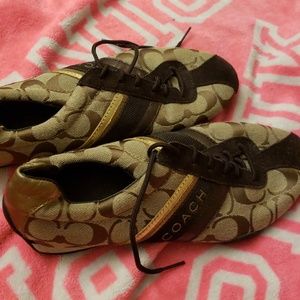 Coach tennis shoes.
